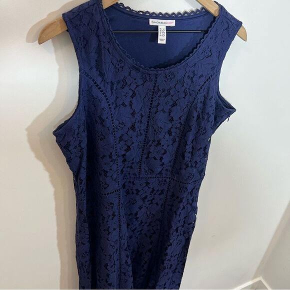 NWOT Isaac Mizrahi Live! Petite Hi-Low Lace Maxi Dress | Size LP - Picture 10 of 15